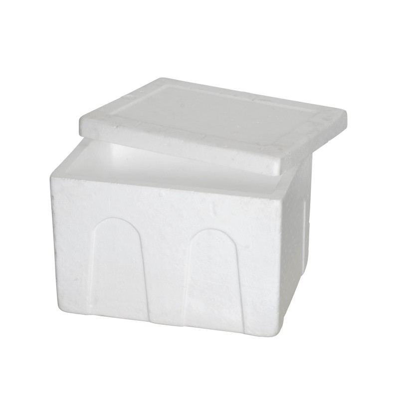 Boîte isotherme en polystyrène 20 litres glacière récipient d’expédition  pour aliments, boissons, médicaments - polystyrène en EPS - boîte isolante